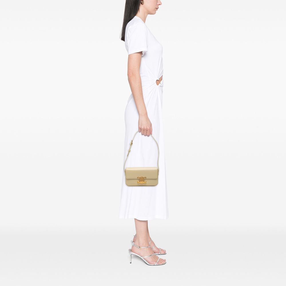 Pre-Loved Celine Shiny Calfskin Claude Shoulder Bag - Picture 8 of 8